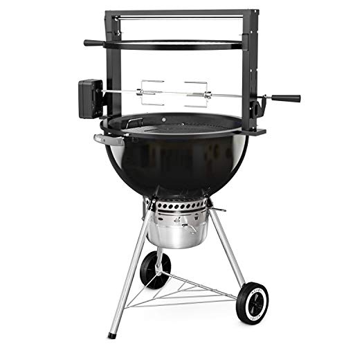 onlyfire Santa-Maria Style Grill Rotisserie System Adjustable Cooking Grate Attachment for Weber 22 inch Kettle Grills Backyard Grilling onlyfire Santa-Maria Style Grill Rotisserie System Adjustable Cooking Grate Attachment for Weber 22 inch Kettle Grills Backyard Grilling