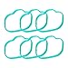 Engine Intake Manifold Gasket Set Lower and Upper Silicone Rubber Compatible with Chrysler 200 300 Dodge Durango Jeep Cherokee Gladiator Wrangler Ram 1500 3.6L V6 Replace# 68217514AB MS97204 MS97205