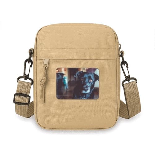 Mini sac à bandoulière pour téléphone affichant votre amour des chiens avec élégance