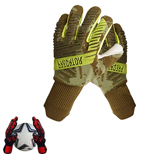 Goalkeeper Goalie Gloves - Soccer Goalie Gloves, Thicken Protection Football Gloves With Breathable Mesh Net, Goalie Training Accessories, Enhanced Finger And Hand Protection #TOP4