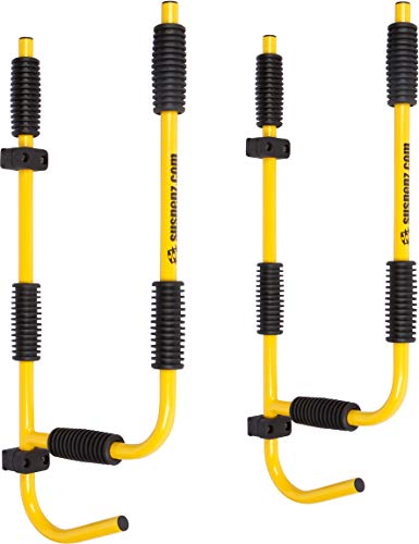 Suspenz Stand Up Paddle Board Rack, Surfboard Storage Hooks, SUP Folding Wall Mount Hangers, Paddleboard Holder, Indoor and Outdoor Use, Holds up to 75 lbs (12-8602) - Thumbnail 2