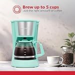 Holstein Housewares HH-0914701I 5-Cup Cafetière, menthe, 9,8x10x5,7