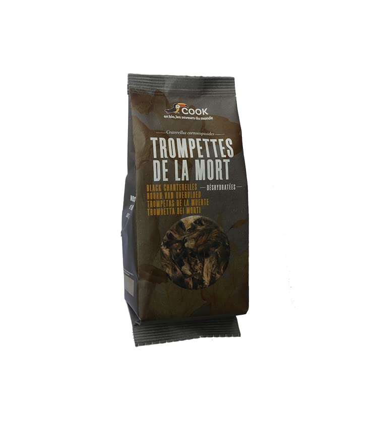 Cook - Trompettes de la mort - Champignon - Sachet coussin - Biologique - 20gr