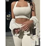 OQQ-Womens-4-Piece-Workout-Outfits-Ribbed-Yoga-High-Waist-Leggings-with-3-Piece-Crop-Tops-with-Sports-Bra-Exercise-Set