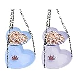 Dubbulon Vogelfutterstelle Und Vogelbad - Kombi Für Wildvögel Mit Badestelle | Spritzwassergeschützte Futterstelle Und Tränke Für Garten Terrasse Vögel Beobachten