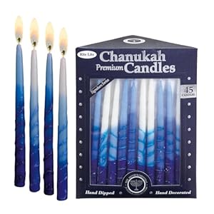 Rite Lite Chanukka Premium Spitzkerzen C-31-BWN 1EA