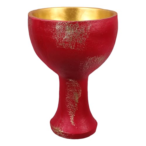 ZUNOXAZ Copa Sagrada de Resina para Altar y Escritorio, Copa de Adoración Religiosa Decorativa, Taza de Sacrificio Vintage para Ceremonias y Ofrendas, 1 Pieza, Uso Interior y Exterior