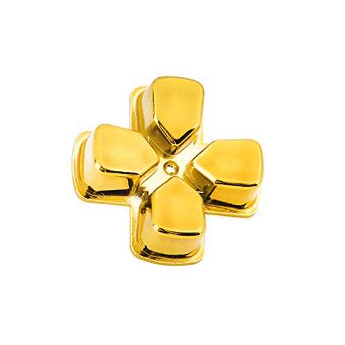 New Full Chrome Button Replacement Mod Game Kit for Playstation 4 PS4 Controller Joystick Video Game Playstation Gold Color