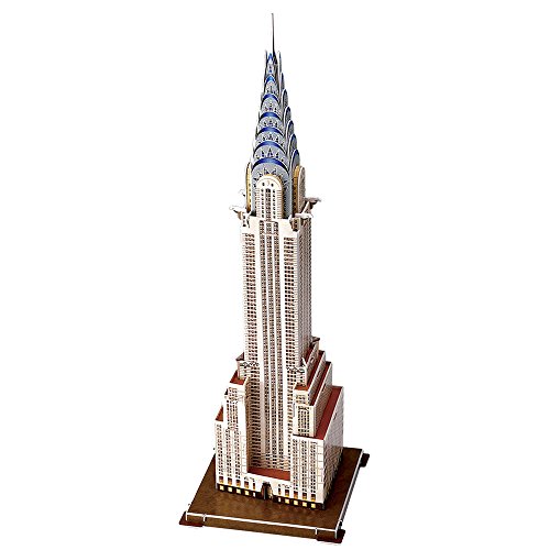 CubicFun C075h US Chrysler Building (New York) World's Great Architectures 3D Puzzle, 70 Pieces