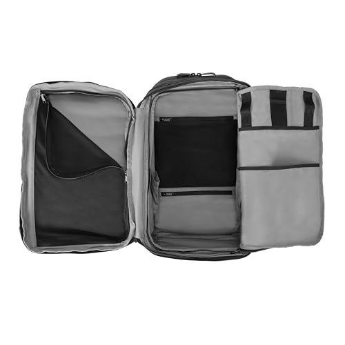 Image of Travelpro Altitude All-Purpose Full Expansion Laptop Backpack 24-34L, Water Resistant, Work, Business, Men and Women, Jet Black