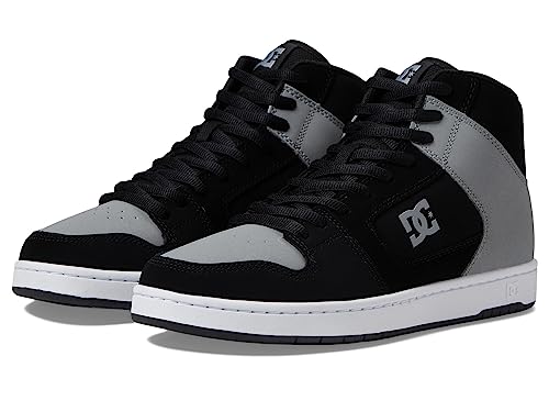 DC DC Men's Manteca 4 Hi-Top Skate Shoe,Black/Grey,3.5