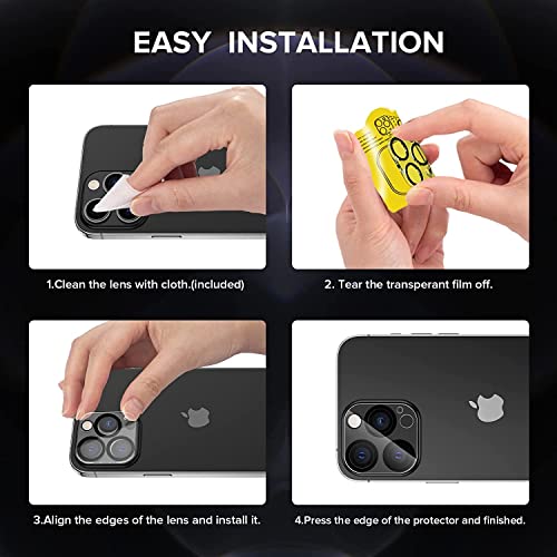 Image of Back Camera Lens Protector [3D-Premium] for realme 16 5G - Back Camera Glass Guard Ring for Realme 16 Camera Protector - (Pack of 1) with Installation Kit