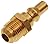 Meter Star 3/8" Male Flare to 1/4" Quick Connect Plug for Female Flare Propane Extension Hose Hook RV Gas Supply