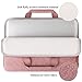 DOMISO 15.6 inch Water-Resistant Laptop Sleeve Bag Carrying Case with Handle for Lenovo Yoga 720 IdeaPad S510 320 ThinkPad T570 E575/Dell XPS 15/HP Envy Pavilion/Asus/15.6" Notebooks,Pink