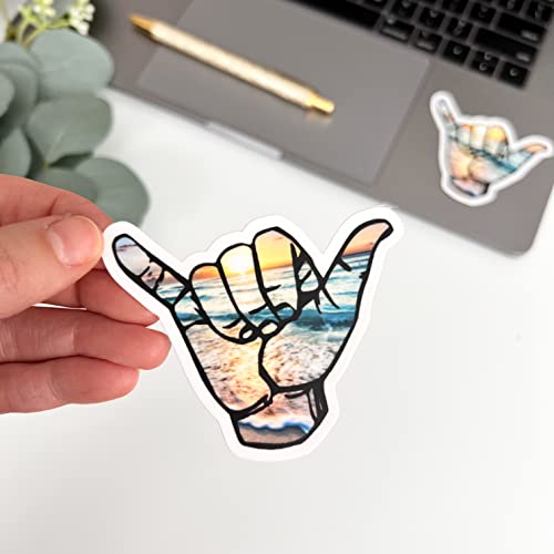Swaygirls Stickers | Shaka Decal | Hawaii Beach Hang Loose Sticker For A Hydroflask, Laptop, Water Bottle | Waterproof, Vinyl Stickers #TOP1