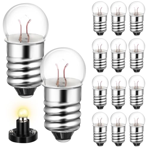 Zerodeko - Zerodeko Lot de 50 Mini Ampoules 15 V en Verre pour Expérience Électrique Ampoules D’Enseignement Scolaires Outils de Laboratoire pour Lampes de Poche et Circuits Éducatifs