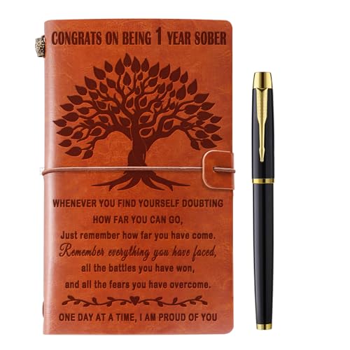 New Beginning Gifts for Women, Leather journal Notebook Divorce Gifts for Women Break Up Gifts for Women, Farewell Gifts Going Away Gifts Leaving Job Gifts New Job Gifts for Friends and Coworkers