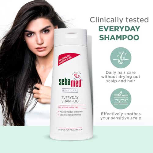 Sebamed Everyday Shampoo |pH 5.5|Soothing for sensitive scalp| Normal to Dry scalp | Dermatologically & clinically tested | 200ml - Image 6