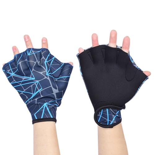 Decorhome Guantes de entrenamiento de natación – Aletas de natación unisex para entrenamiento de natación | Guantes de natación para adultos y niños | Equipo de natación al aire libre resistente al