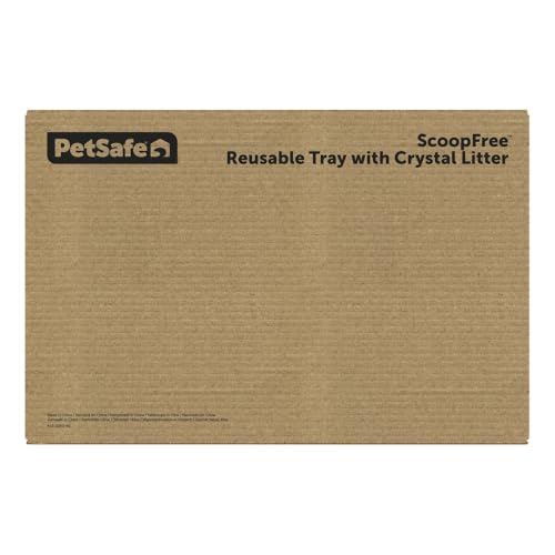 Image of PetSafe Official ScoopFree Complete Reusable Tray - Includes 4.3 lb of Premium Blue Crystal Litter - Compatible with All ScoopFree Complete Automatic Self Cleaning Litter Box Systems