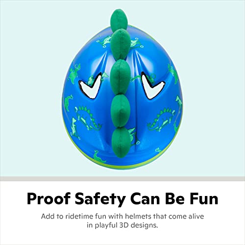 Image of Schwinn Classic Bike Helmet for Kids, 3D Character Design, 44-50 cm Helmet for Kids Ages 1-3, Lightweight, Adjustable Dial, Lower Molded Shell, Infant and Toddler Bike Helmet
