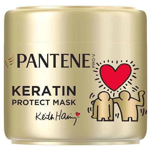 Pantene Pro-V x Keith Haring Art Collection Repair & Protect Keratin Protect Maschera per capelli 300 ml Capelli secchi e danneggiati, aiuta a riparare 6 mesi di danni, in 1 applicazione Pantene Pro-V x Keith Haring Art Collection Repair & Protect Keratin Protect Maschera per capelli 300 ml Capelli secchi e danneggiati, aiuta a riparare 6 mesi di danni, in 1 applicazione