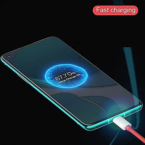 Image of Original 30 watt Charger with Type C Cable for Oneplus Nord| 7T|7T Pro| 8 (Adapter and Cable | Warp)