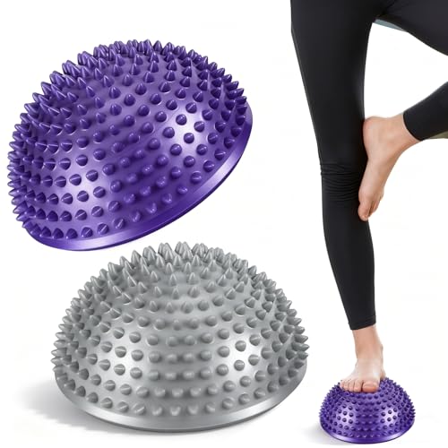 Balance-Igel Fitness Halbkugel 2 Stück 16 cm Massageball mit Igelball-Effekt Sport Kissen für Balancetraining Koordinationstraining für Kinder & Erwachsene Fördert Koordination Balance-Igel Fitness Halbkugel 2 Stück 16 cm Massageball mit Igelball-Effekt Sport Kissen für Balancetraining Koordinationstraining für Kinder & Erwachsene Fördert Koordination