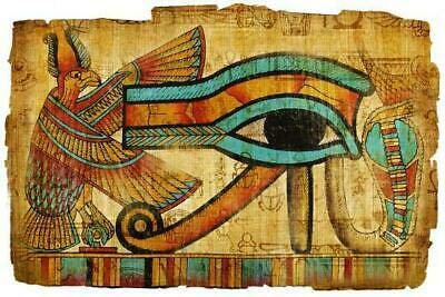 100% Authentic Egyptian Original Hand Painted Painting Papyrus Paper Pharaoh Ancient 8