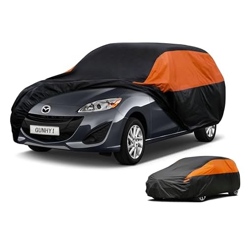 Mazda Car Cover Custom Fit Mazda 5 Waterproof All Weather for Automobiles, Lightweight Full Exterior Cover Outdoor Sun UV Rain Dust Snow Wind Protection. 11 Mazda 11 Mazda 5