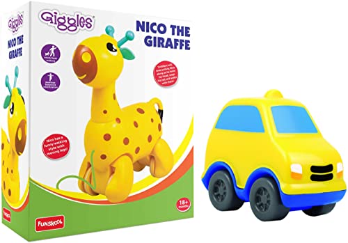 Image of Giggles - Nico The Giraffe & Giggles - Link Stack N Nest Toy Set