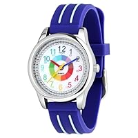 OSDUE Kids Analog Quartz Watch, Kids Time Teacher Watch for Boys Girls Ages 5-16,Easy to Read, 30M Waterproof Outdoor Sports Watches with Soft Strap for Kid Gifts, Christmas Gifts