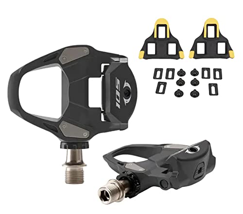 Road Bike Pedals PD R7000 Carbon Bicycle Self-Locking Ultralight SPD Pedals Compatible with Shimano 105 Bike Pedal SPD-SL + Cleat Set,2 in 1