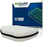 ECOGARD XC38908 Premium Cabin Air Filter Fits Mercedes-Benz SLK230 1998-2004, CLK320 1998-2003, C230 1997-2000, C280 1994-2000, CLK430 1999-2003, SLK320 2001-2004, C220 1994-1996, CLK55 AMG 2001-2003