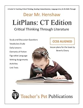 Paperback Litplan Lesson Plans, Critical Thinking Edition: Dear Mr. Henshaw Book
