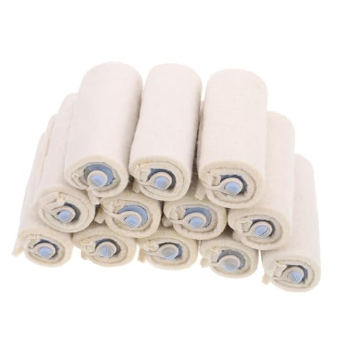 TOVINANNA 12piezas Rizadores De Algodón Rodillos Para Permanente Unidades Para Peluquería Protección Térmica Versátil