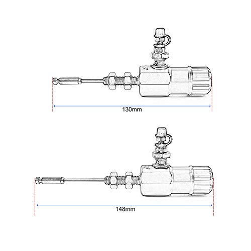 RuleaxAsi Motocicleta Embreagem Hidráulica Mestre Cilindro Haste Bomba de Freio para Pit Dirt Bike M
