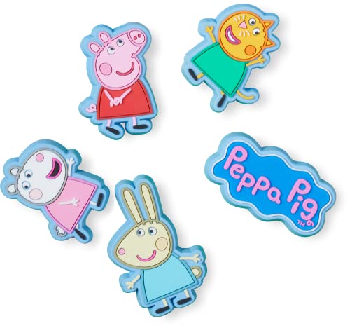 Crocs 5-Pack Peppa Pig Shoe Charms | Jibbitz, One Size #TOP27