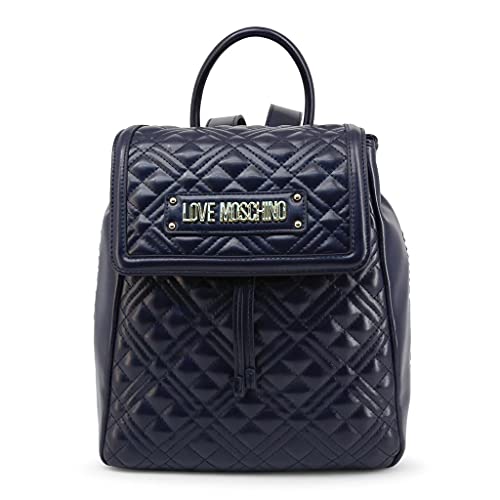 Sac a dos femmes Love Moschino JC4012 bleu navy en cuir synthetique elegant