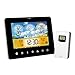 Produktbild Wetterstation Funk mit Außensensor Indoor Outdoor Thermometer Innen Außentemperatur und Luftfeuchtigkeit Wetterstation Funk mit Auß Sensor Wetterstation Funk mit Außensensor(schwarz)