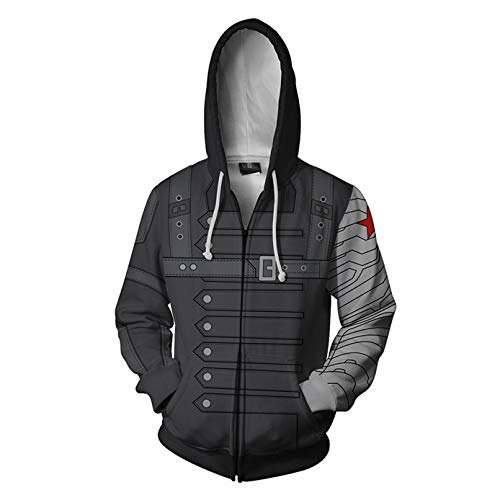 Image of 3D Captain Fashion Cosplay Hoodie Jacket