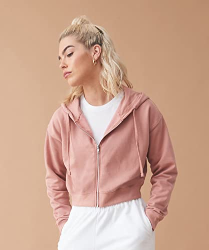 Sweat à capuche court zippé COOZO veste femme contre le froid