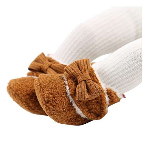 Unisex Fleece Baby Booties, Soft Sole and Non Slip | Stay On Slipper Socks for Infant/Toddler Fleece Snow Boot2