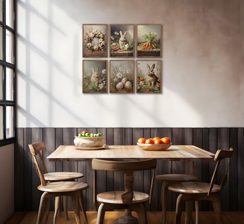 6Pcs-Retro-Bunny-Easter-Canvas-Wall-Art-Easter-Eggs-Wreath-Posters-Prints-Paintings-Rustic-Countryside-farmhouse-Pictures-Wall-Decor-for-Living-Room-Bedroom-Bathroom-Decoration-Unframed 6Pcs Retro Bunny Easter Canvas Wall Art Easter Eggs Wreath Posters Prints Paintings Rustic Countryside farmhouse Pictures Wall Decor for Living Room Bedroom Bathroom Decoration Unframed