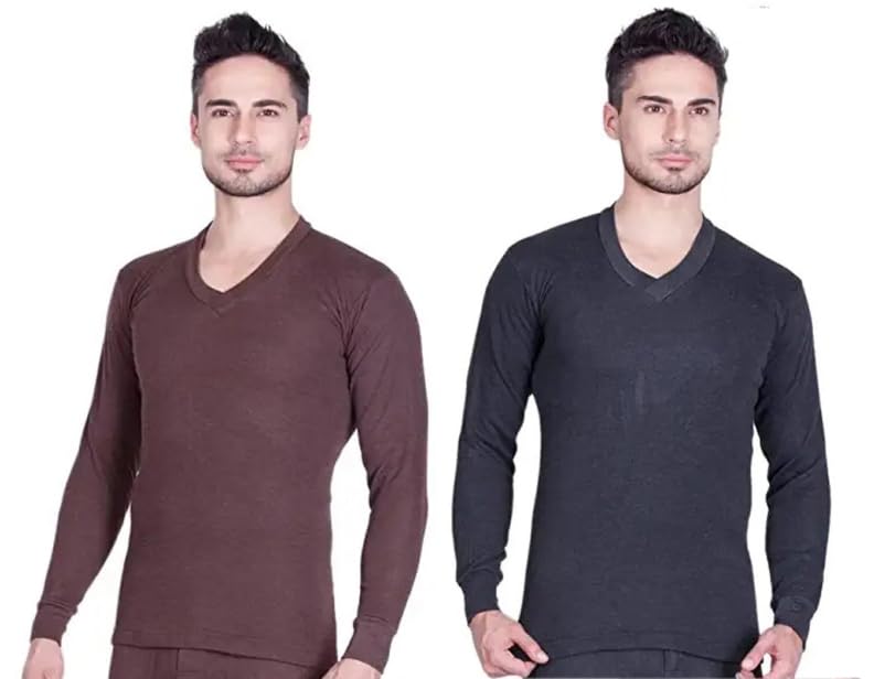 aivira 2 Mens Winter Thermal TOP Warm V Neck Neck Inner Style 4-picture-32