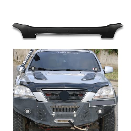 BMY Hood Deflector/Front Bug Shield Compatible for Kia Sorento 2003-2010 Hood Guard Bonnet Protector | Particles & Bug | Car Accessories