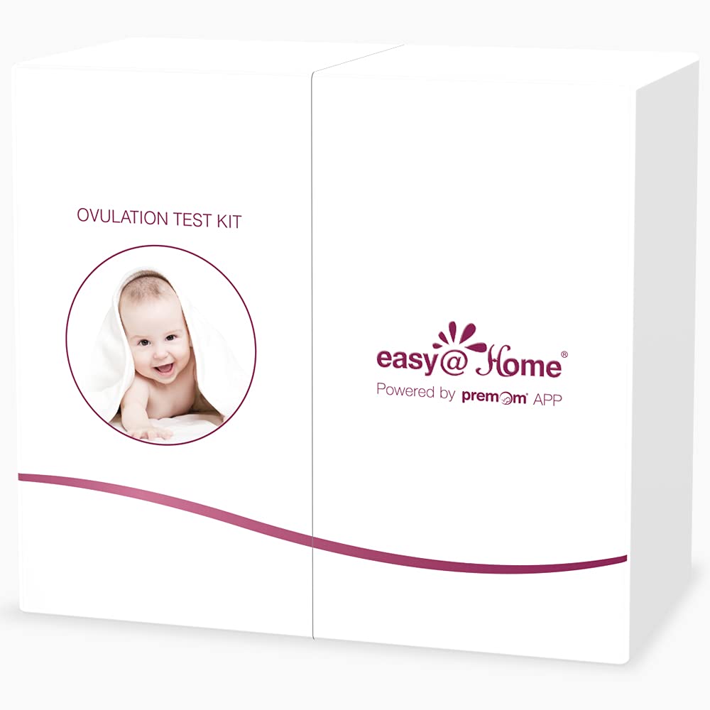 Easy@Home Ovulation & Pregnancy Test Strips Kit: 50 Advanced Ovulation Strips and 20 Early Pregnancy Tests - Accurate Fertility Tracker OPK with Free APP, 50LH+20HCG