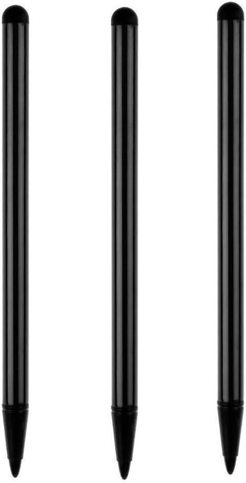 3Pcs Black Stylus Pens for Touch Screens,Universal Fine Point Pen for Phone/iPad/Android/Tablet and Other Touch Screens,High Precision Stylus for All