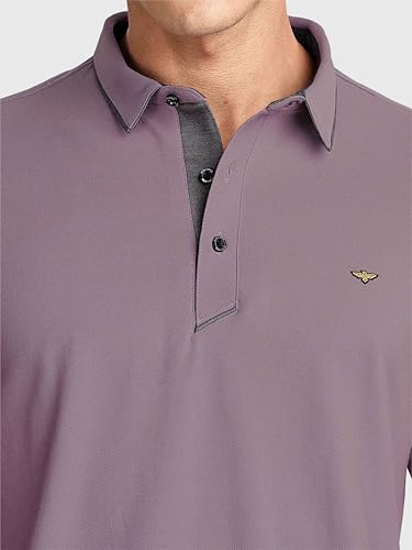 Image of STELLERS Men's Full Sleeve Polo T-Shirt | Premium Cotton | streatchable | Enzyme bio Washed | Feather Touch Feel | Sustainable