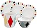 SENWEI Set di piatti da pranzo, 16, set da tavola in porcellana, set da tavola moderno, stoviglie complete con finitura geometrica, piatti, ciotole e tazze, servizio per 4 persone, ceramica